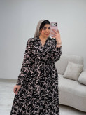 پیراهن زنانه حریر آستردار روشنا