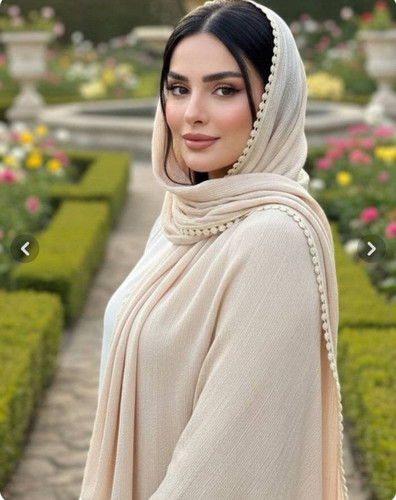 شال پلیسه باکیفیت ومزونی لبه عدسی
