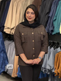 شومیز تابستونی لنین جیب بندی