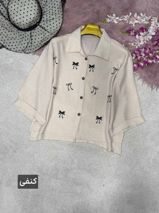 شومیز گلدوزی شانتون مدل میرا